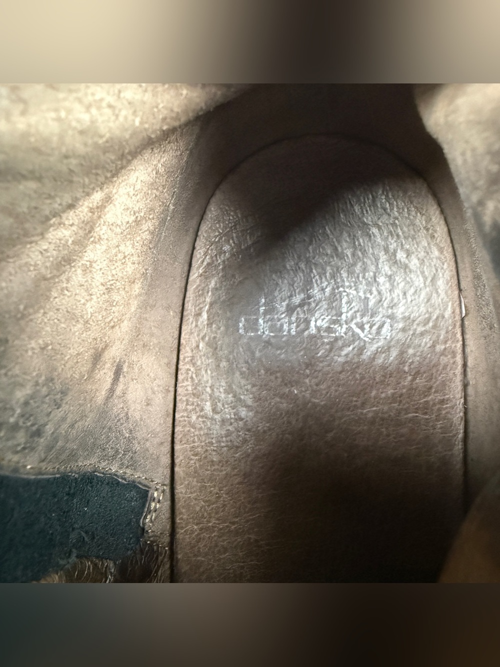 Dansko Henley Suede Black Clog Ankle Boots - Picture 7 of 7